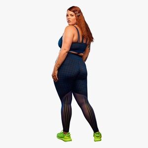 NWT Ivy Park adidas Originals x Plus legging in dark blue Size 2X
